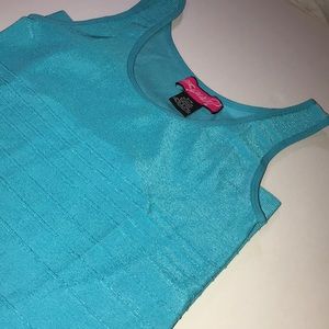 Neon Blue Mini Dress👗